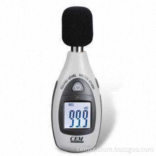 Mini Sound Level Meter with High Performance and Auto LCD Backlight